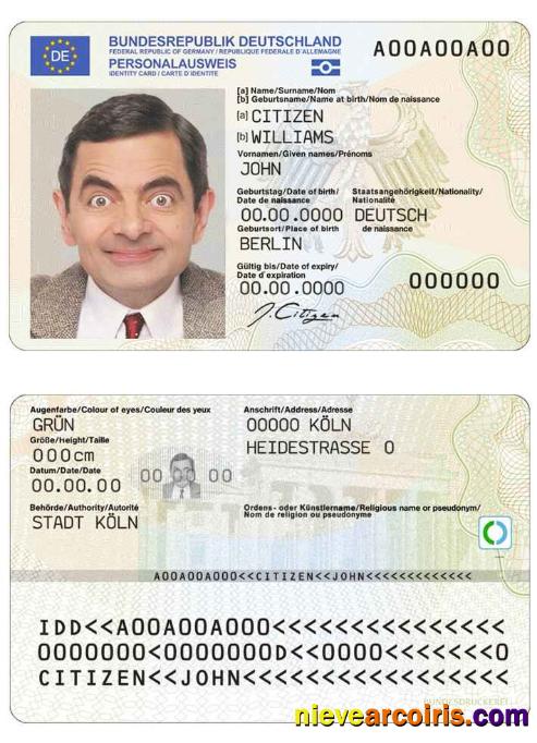 Germany ID, with all fonts 2021 – present